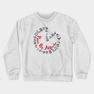 The Office Pizza By Alfredo Hot Circle of Garbage Black Crewneck Sweatshirt